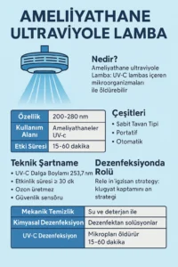 Ameliyathane Ultraviyole Lamba: Nedir, Çeşitleri ve Teknik Şartnameler