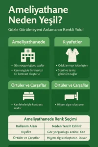 🟢 Ameliyathane Neden Yeşil? Gözle Görülmeyeni Anlamanın Renkli Yolu!