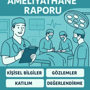 Ameliyathane Raporu Nedir? Nasıl Hazırlanır? [Staj ve Hizmet Örneği Dahil]