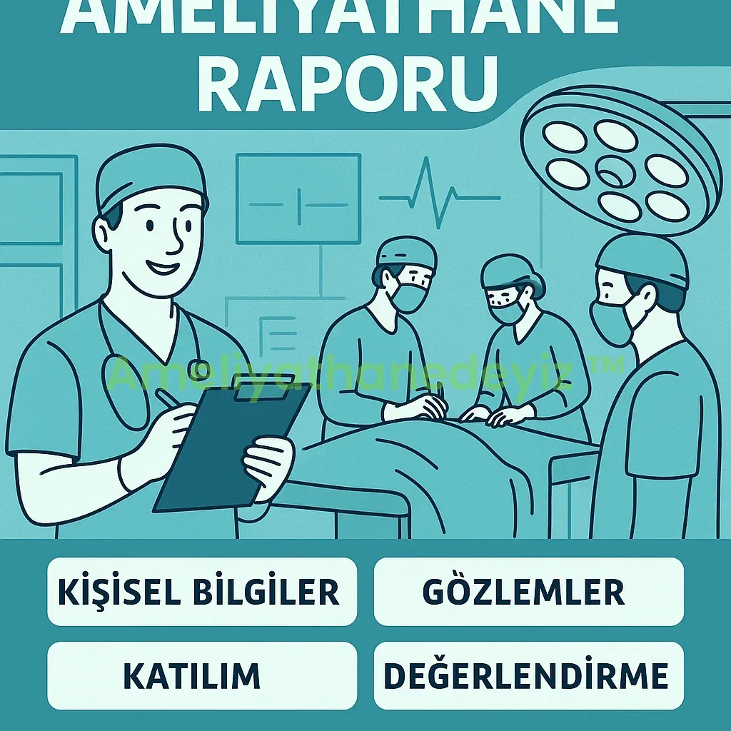 Ameliyathane Raporu Nedir? Nasıl Hazırlanır? [Staj ve Hizmet Örneği Dahil]