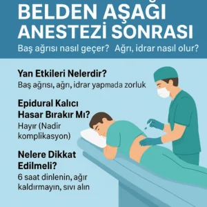Belden Aşağı Anestezi Sonrası: Sık Sorulan Sorular, Etkiler ve Dikkat Edilmesi Gerekenler
