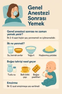 Genel Anestezi Sonrası Yemek: Ne Zaman, Ne Yenmeli? 🍽️