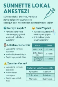 Sünnette Lokal Anestezi Nedir? 🩺