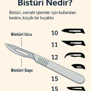 🔪 Bistüri Nedir? Bistüri Ucu, Sapı, Neşter Farkı ve Kullanım Rehberi
