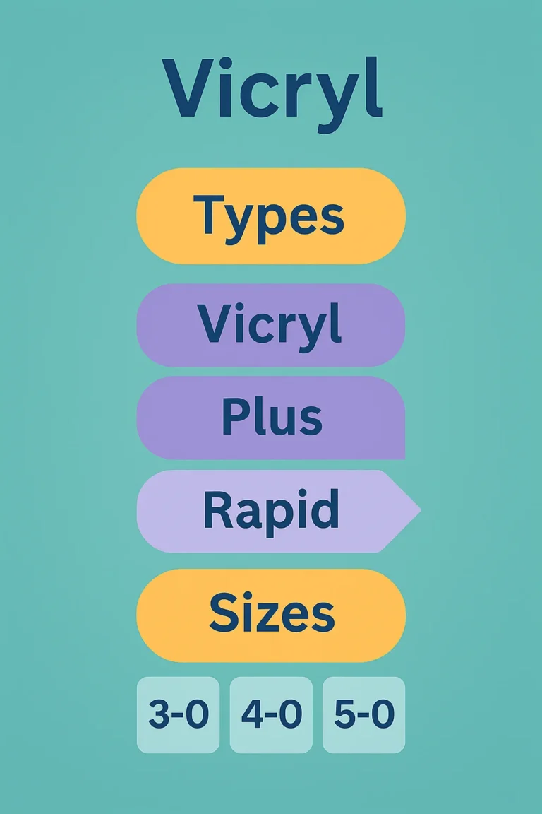 🧵 Vicryl Sütür (PGA) Nedir? Emilir mi, Kaç Günde Erir? Rapid ve Diğer Türleriyle Detaylı Rehber