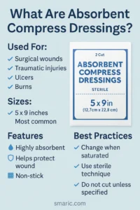 🩹 What Are Absorbent Compress Dressings? Uses, Sizes, and Common Questions