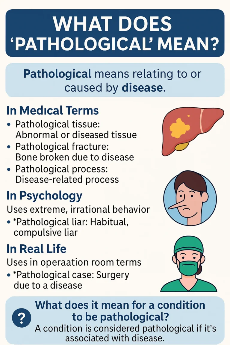 🧠 What Does Pathological Meaning? Definition in Medicine, Psychology, and Real-Life Terms