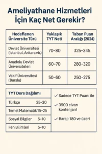 Ameliyathane Hizmetleri İçin Kaç Net Gerekir? 2025 Rehberi