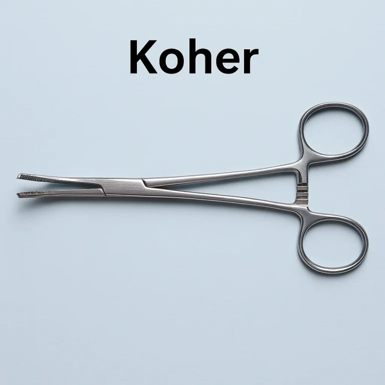 ✂️ Koher Nedir? Cerrahi Alet Olarak Kocher Pens Hakkında Her Şey