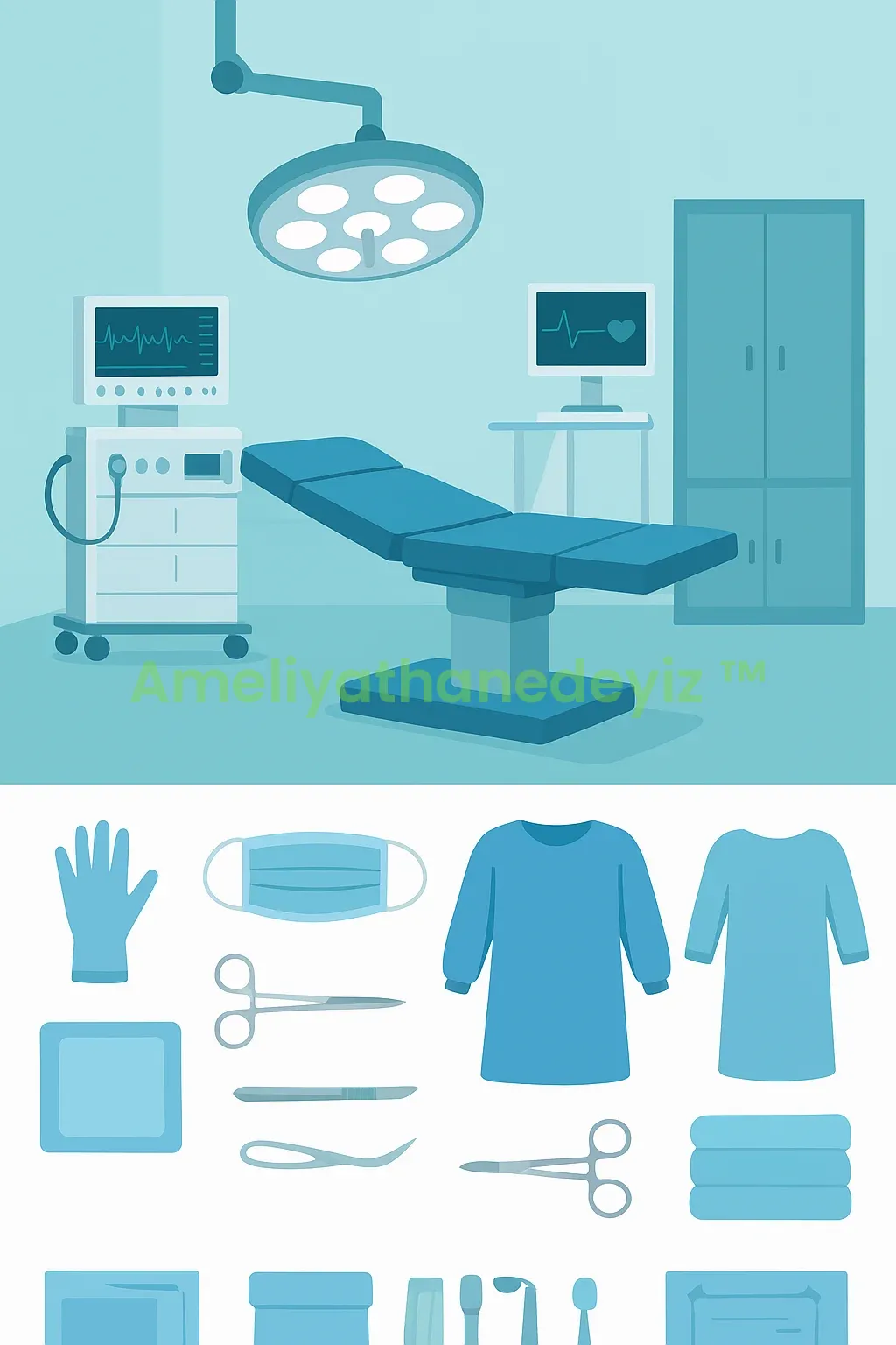 🏥 Ameliyathane Odası Ekipmanları ve Sarf Malzemeleri