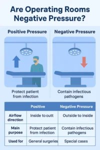Are Operating Rooms Negative Pressure?