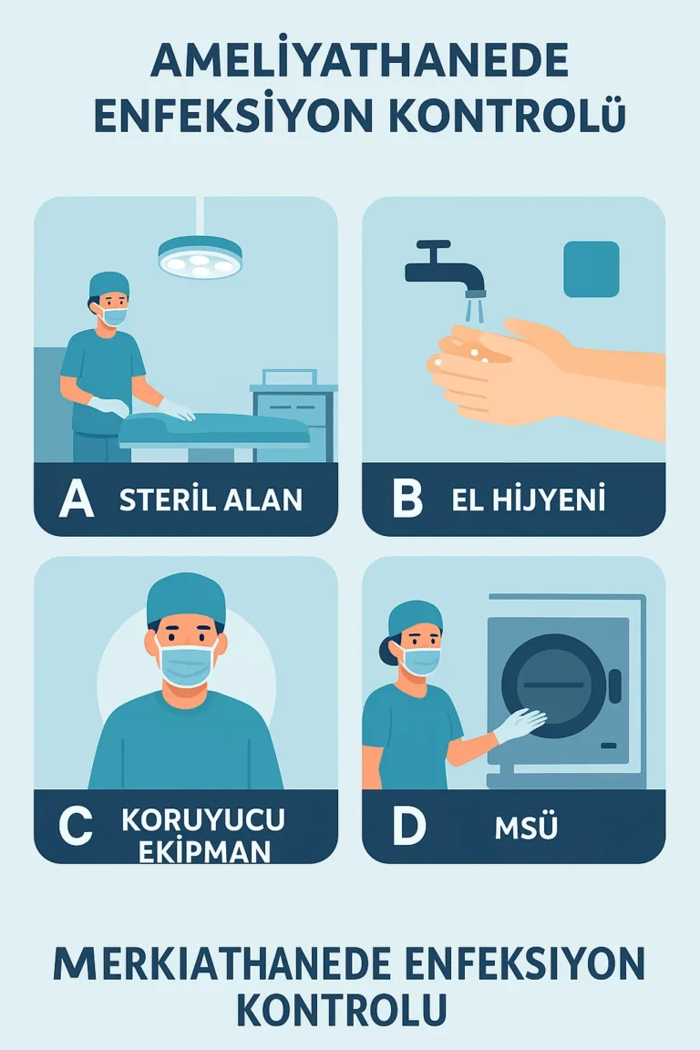 🧼 Ameliyathanede Enfeksiyon Kontrolü ve Önlenmesi: Modern Cerrahinin Görünmeyen Kahramanı