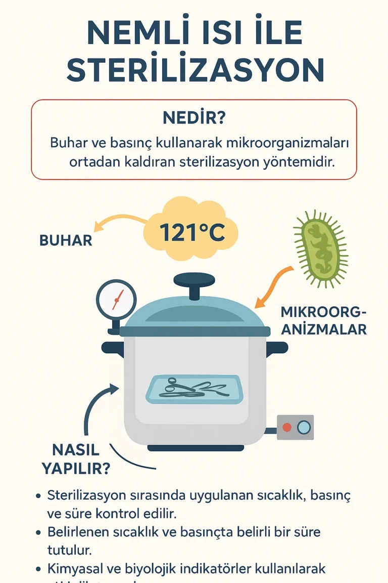 🌡️ Nemli Isı ile Sterilizasyon Nedir? Konu Anlatımı, Ders Notu ve Sık Sorulan Sorular Rehberi