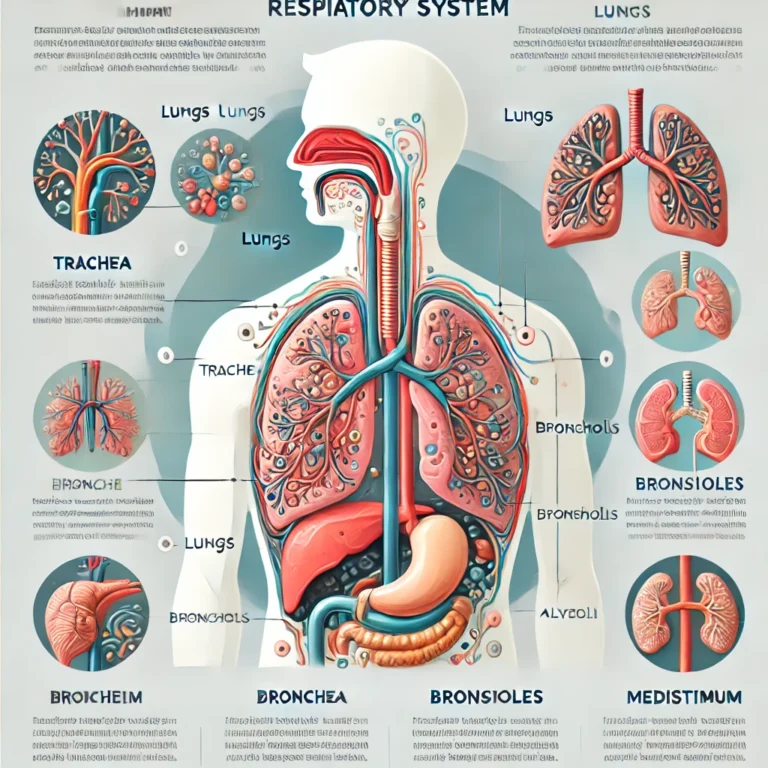 🌬️ Solunum Sistemi – Organları, Görevleri, Mediastinum ve Hastalıkları