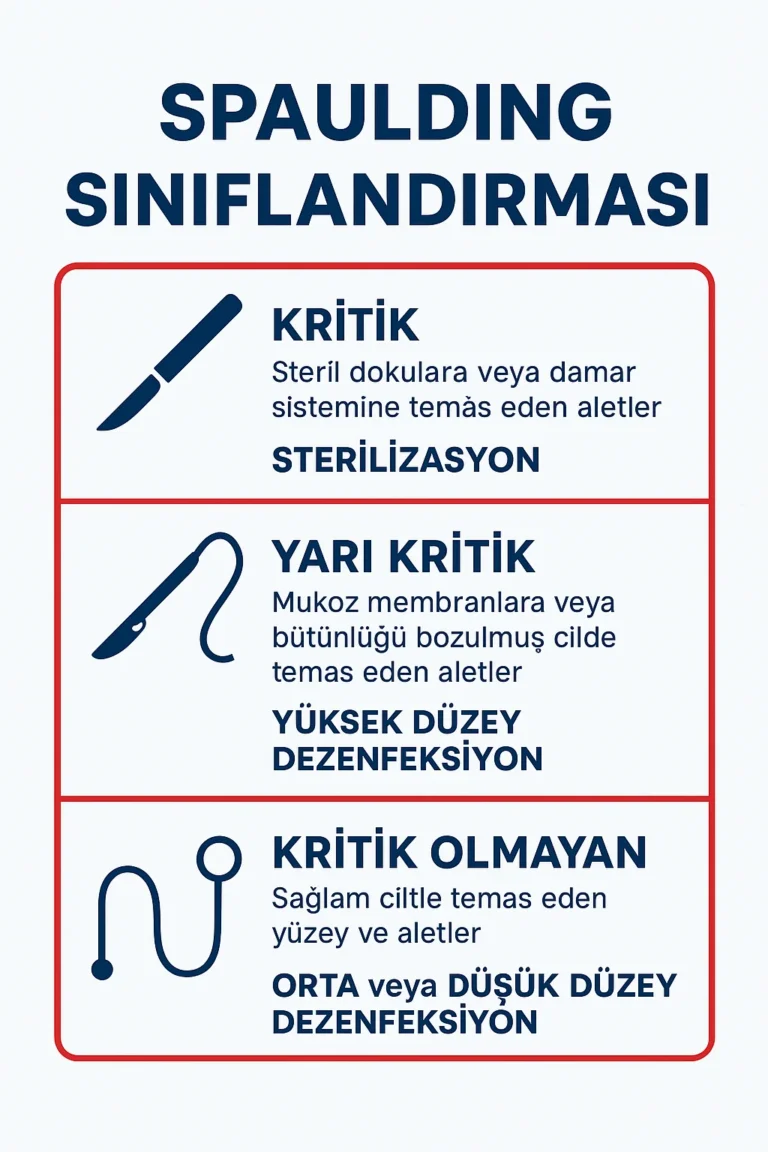 🧴 Spaulding Sınıflandırması Nedir? Sterilizasyonda Altın Standart!