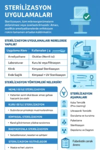 Sterilizasyon Uygulamaları: Temizlikten Steril Alana Uzanan Hayati Süreç 🧼🩺