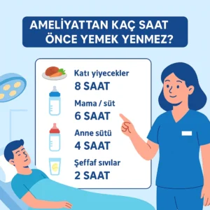 🕒 Ameliyattan Kaç Saat Önce Yemek Yenmez?