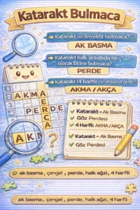 Katarakt Bulmaca Nedir?