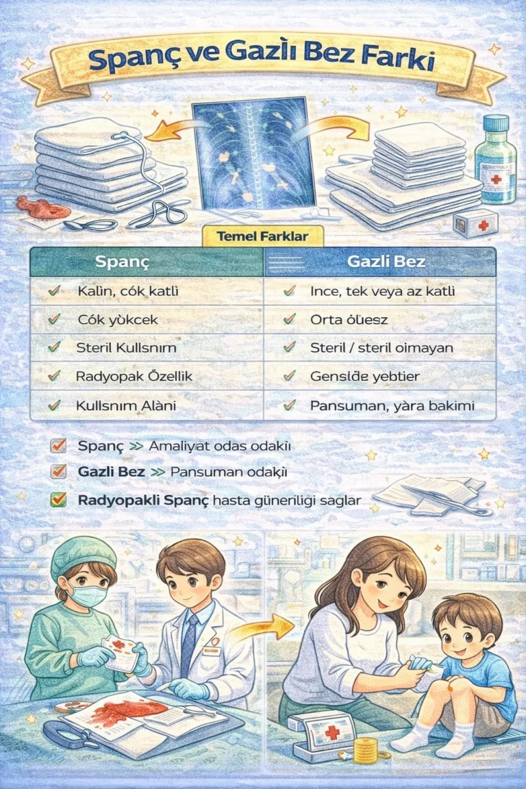 Spanç ve Gazlı Bez Arasındaki Fark Nedir?