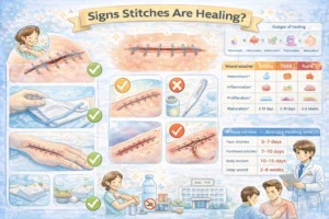 Signs Stitches Are Healing Properly