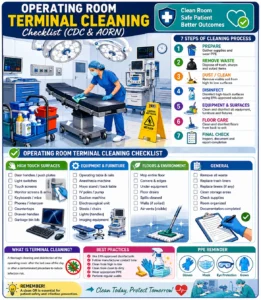 CDC Operating Room Terminal Cleaning Checklist