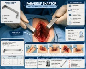 Farabeuf Ekartör Nedir? Ne İşe Yarar? Cerrahide Kullanımı, Tarihçesi ve Özellikleri