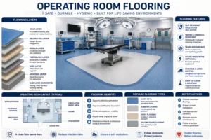 Operating Room Flooring: Complete Guide to Operating Theatre Flooring Standards, Materials, Layouts, and Infection Control