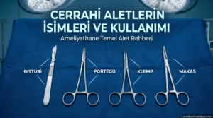 Ameliyathanede Kullanılan Temel Cerrahi Aletler ve İsimleri (Resimli Rehber & PDF)