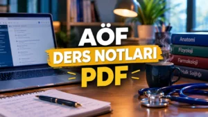 Açıköğretim (Anadolu AÖF, ATA-AÖF, AUZEF) Ders Notları PDF İndirme Rehberi