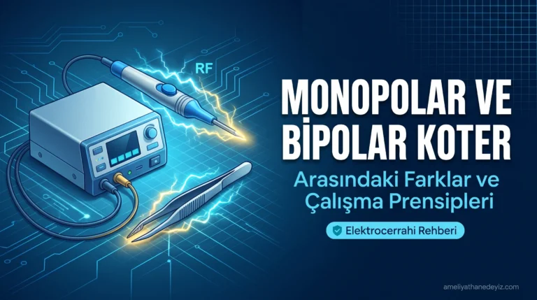 Monopolar ve Bipolar Koter Arasındaki Farklar (Elektrocerrahi Rehberi)