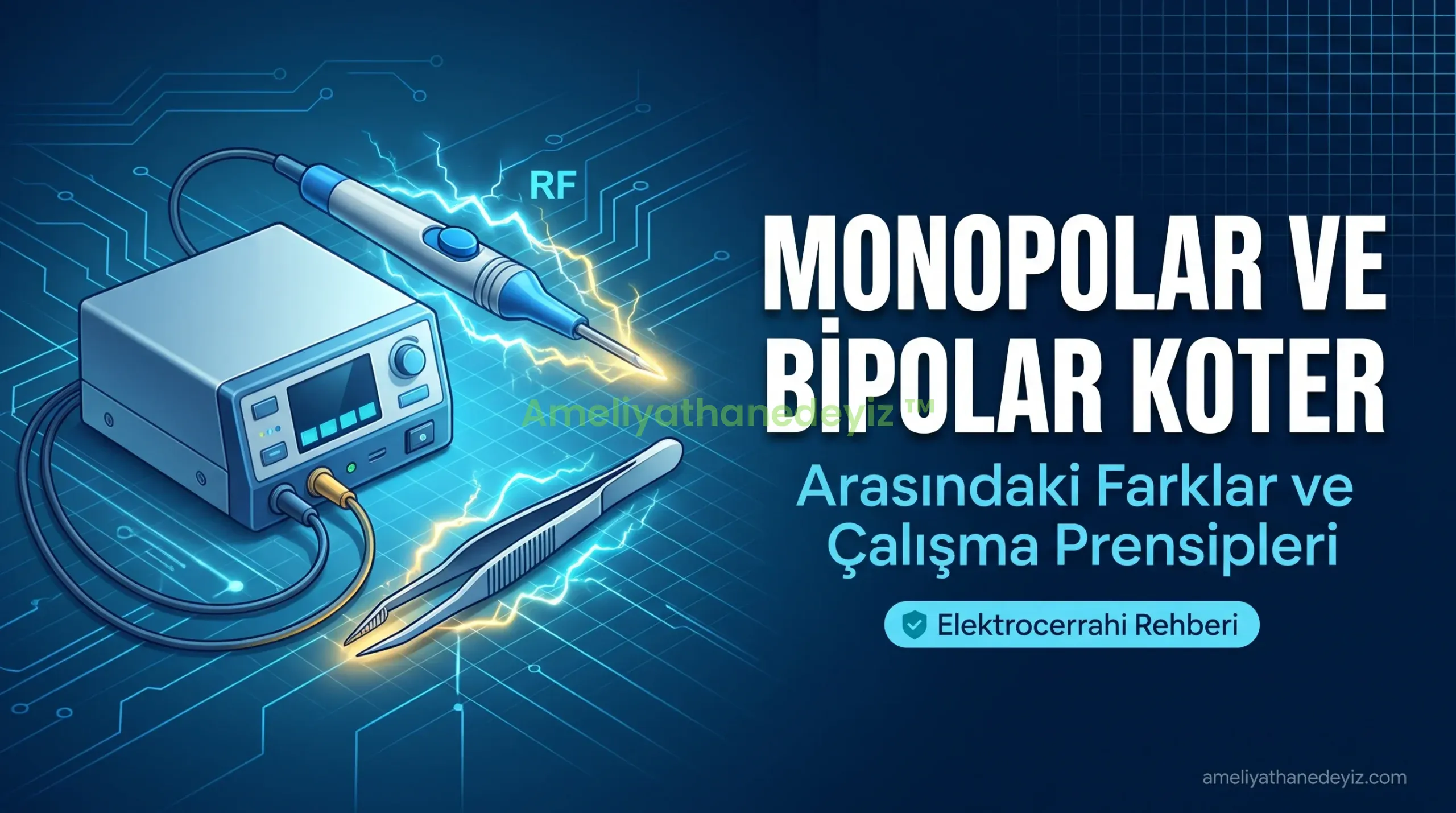 Monopolar ve Bipolar Koter Arasındaki Farklar (Elektrocerrahi Rehberi)
