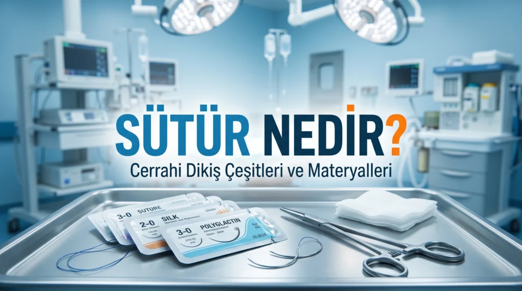 Sütür Nedir? Cerrahi Dikiş Çeşitleri ve Materyalleri